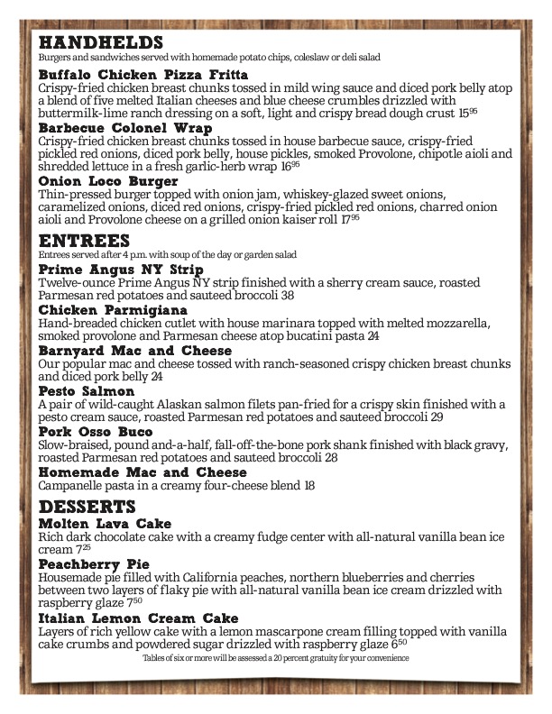 Weekly Specials