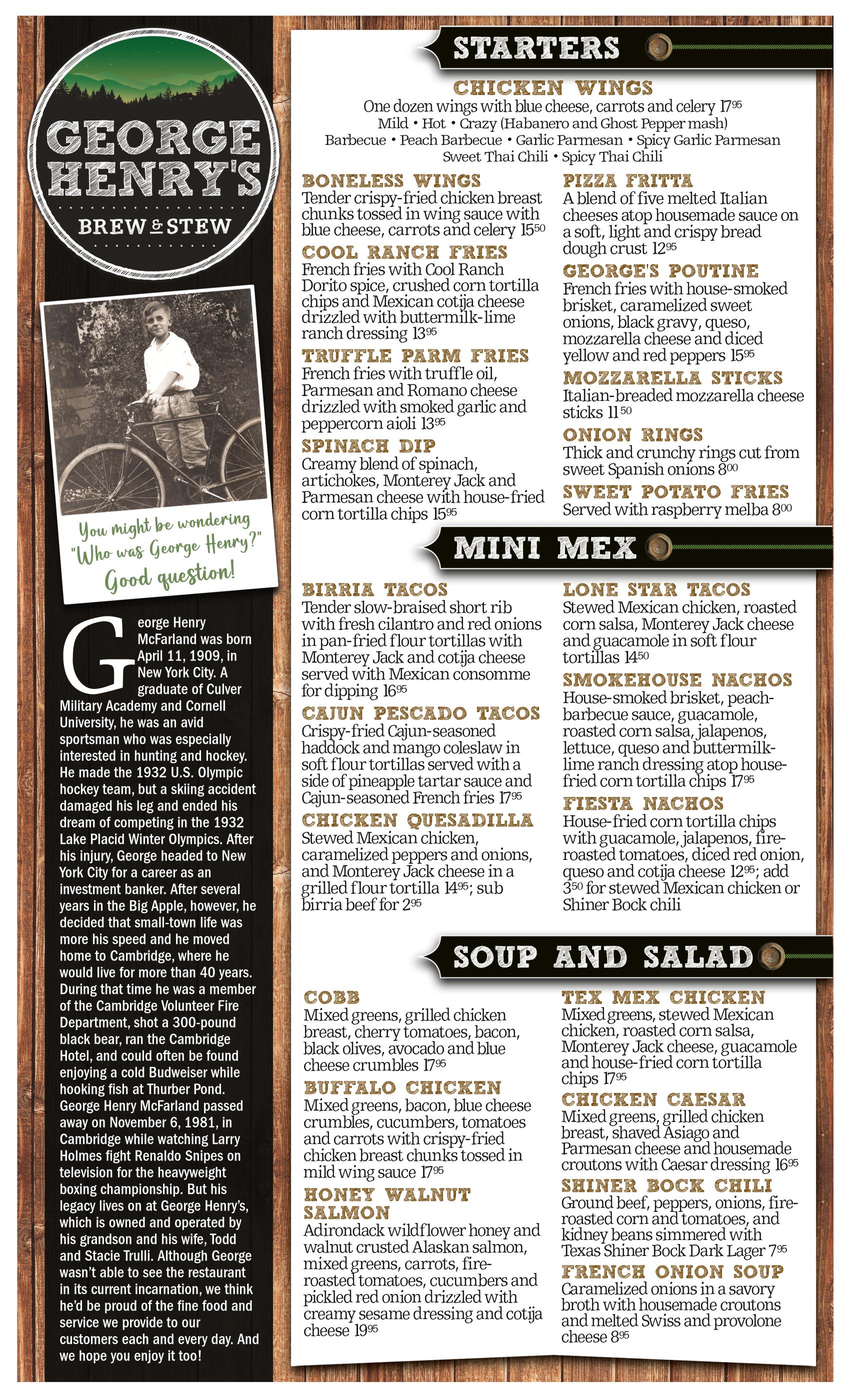 2025 Summer Menu